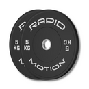 '-Budget Black Bumper Plates-Gym Direct