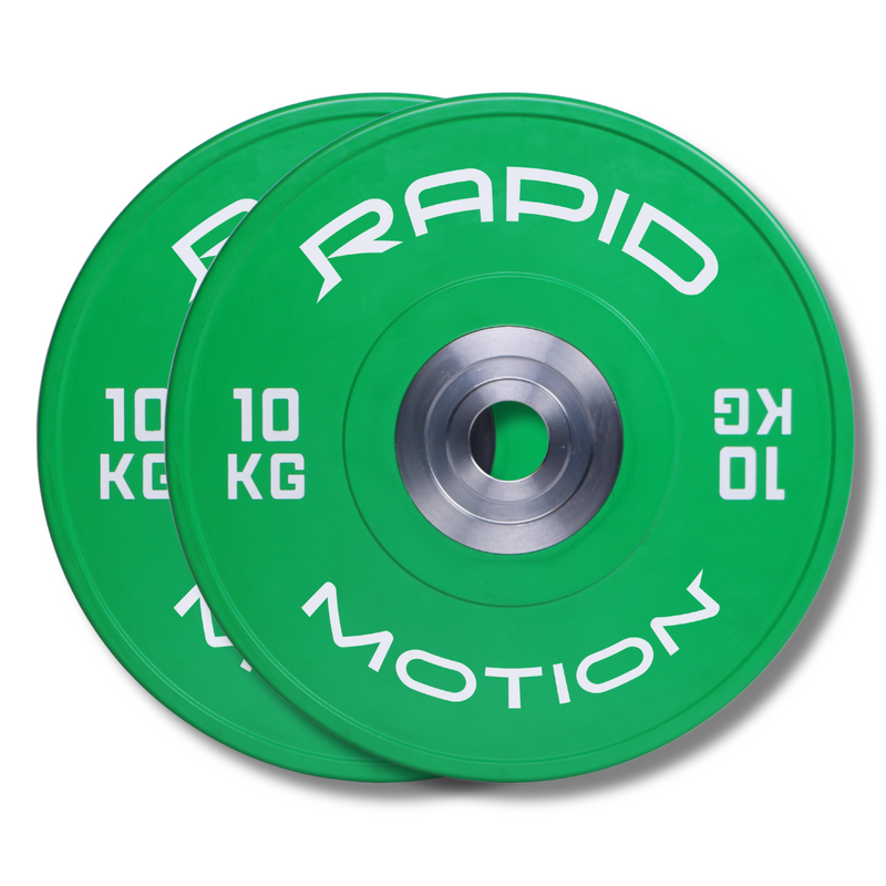'-Coloured Bumper Plate Package-Gym Direct