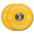 '-Coloured Bumper Plate Package-Gym Direct