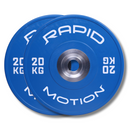 '-Coloured Bumper Plate Package-Gym Direct
