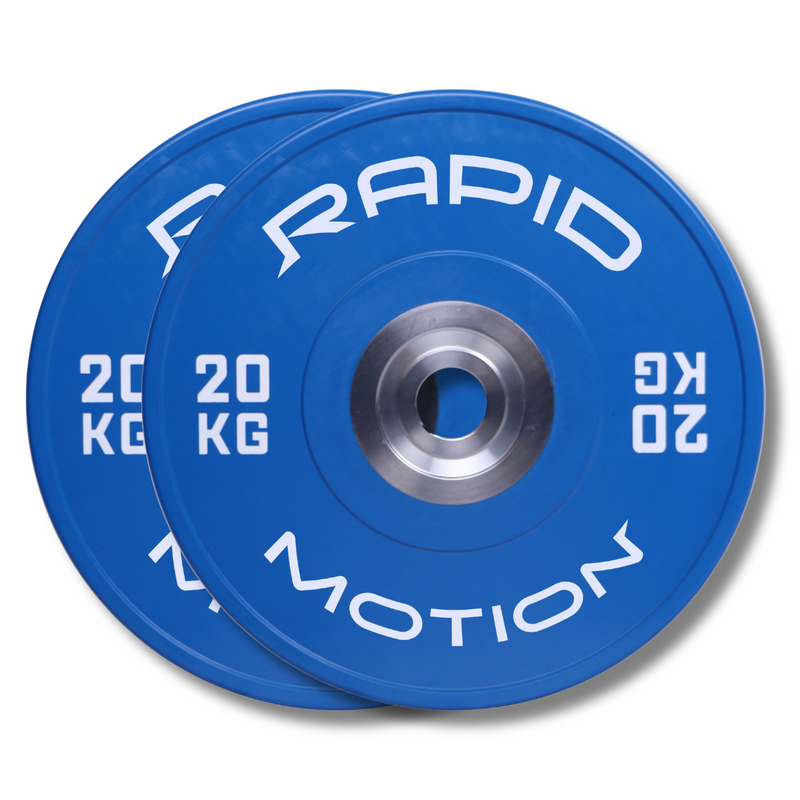 '-Coloured Bumper Plate Package-Gym Direct