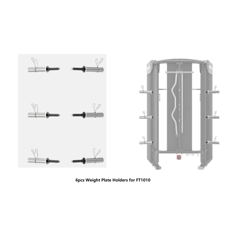 Stainless Steel Weight Plate Holders for FT1010-Gym Direct