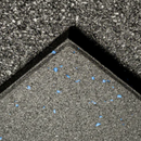 Commercial Rubber Gym Flooring (FIRE-RATED) - 15mm Gym Mats (Black w/Blue Flecks) (NON-TOXIC) | Rapid Motion