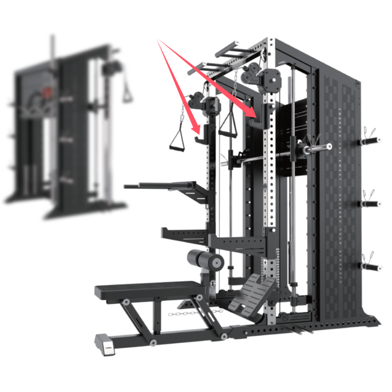 '-Commercial Multi-Functional Trainers Attachments-Gym Direct