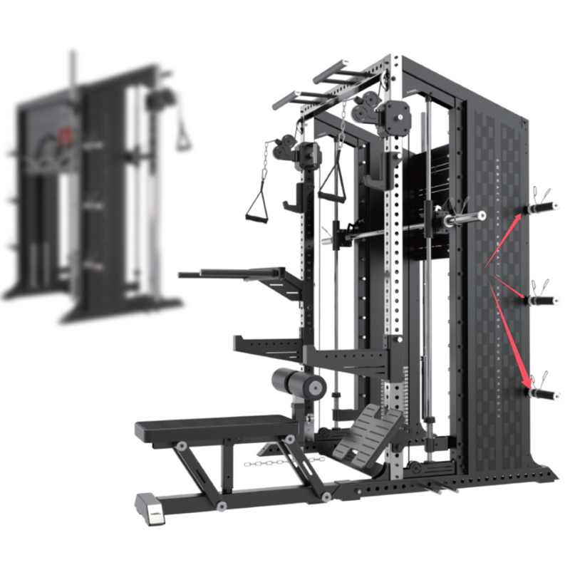 '-Commercial Multi-Functional Trainers Attachments-Gym Direct
