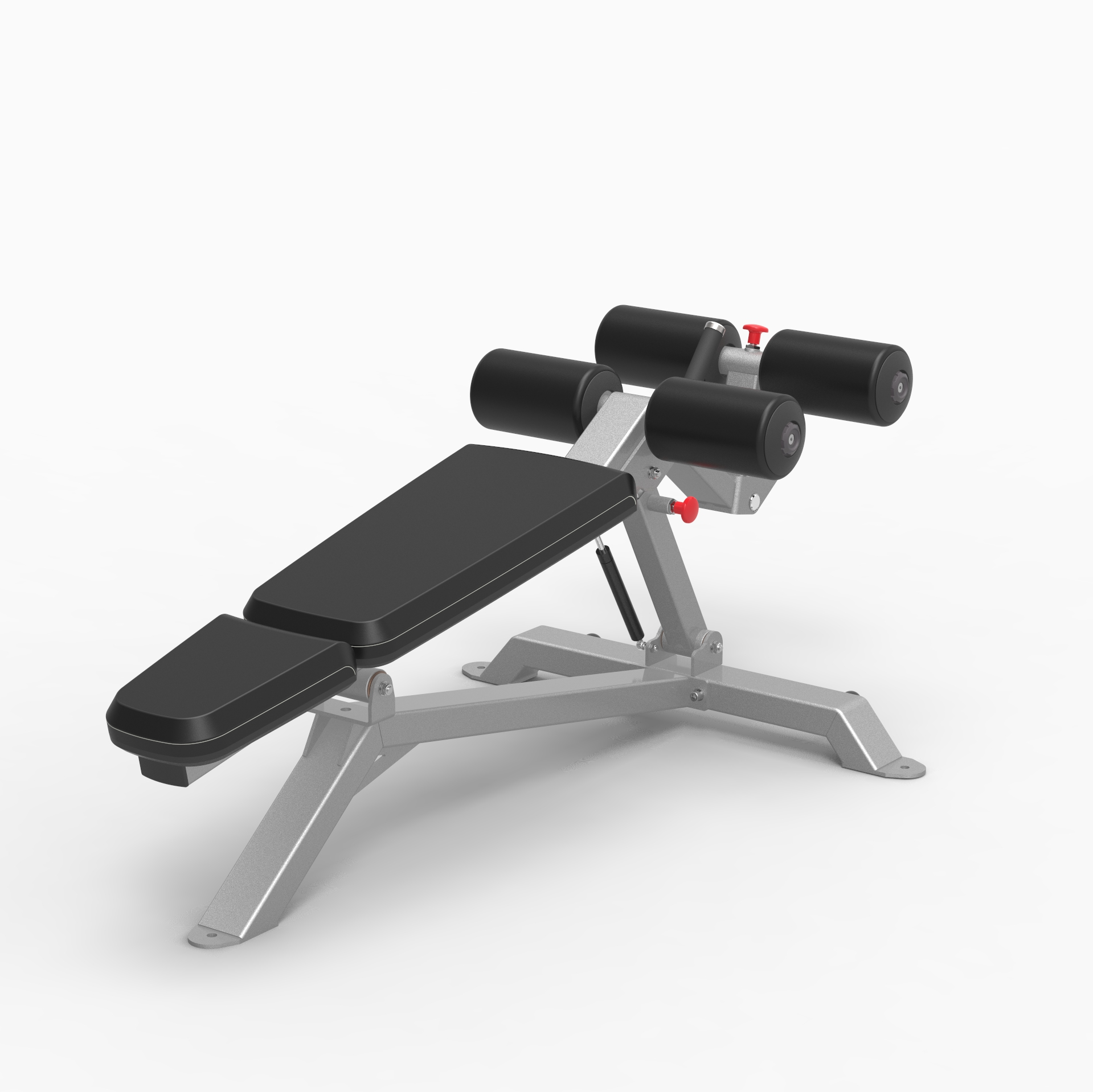RMC Commercial Decline Bench Silver - VOLTZ Series