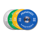 '-Coloured Bumper Plate Package-Gym Direct