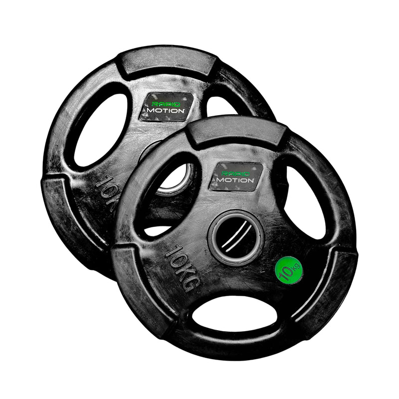 Rapid Motion Olympic Rubber Weight Plates (Sold As Pair)-Gym Direct