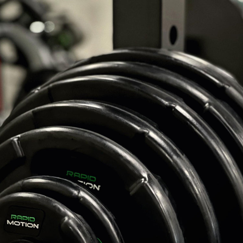 Rapid Motion Olympic Rubber Weight Plates (Sold As Pair)-Gym Direct