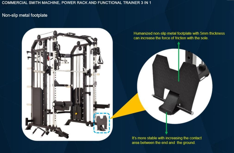 Functional Trainer with Smith Machine and Power Rack FT1007 | Rapid Motion