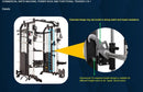 Functional Trainer with Smith Machine and Power Rack FT1007 | Rapid Motion