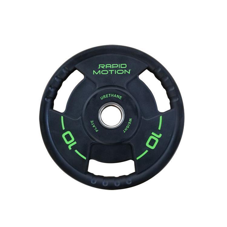 Tri Grip PU Olympic Size Weight Plates | Rapid Motion