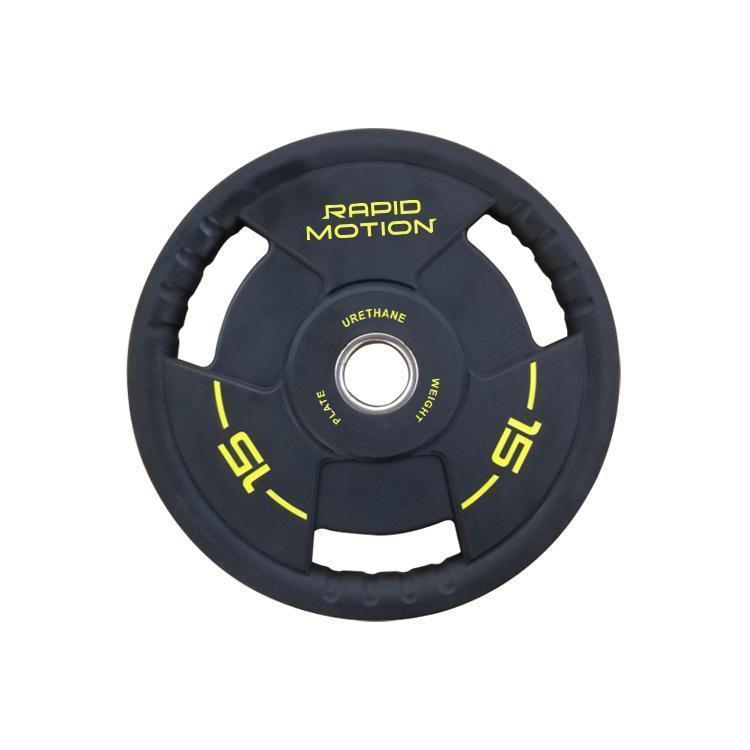 Tri Grip PU Olympic Size Weight Plates | Rapid Motion