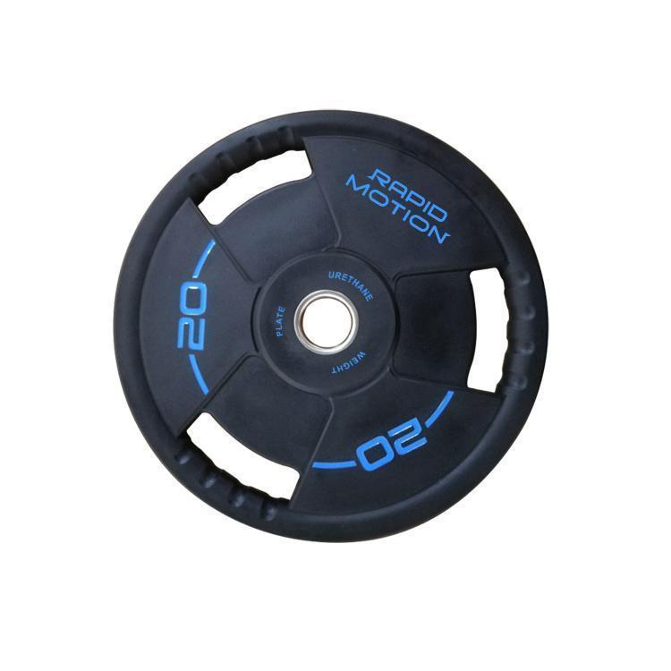 Tri Grip PU Olympic Size Weight Plates | Rapid Motion