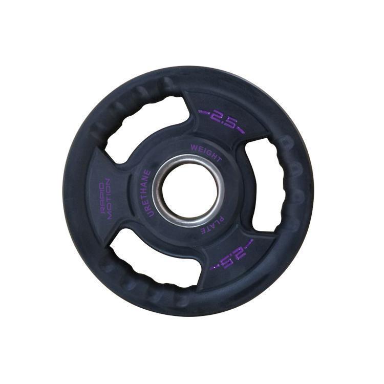 Tri Grip PU Olympic Size Weight Plates | Rapid Motion